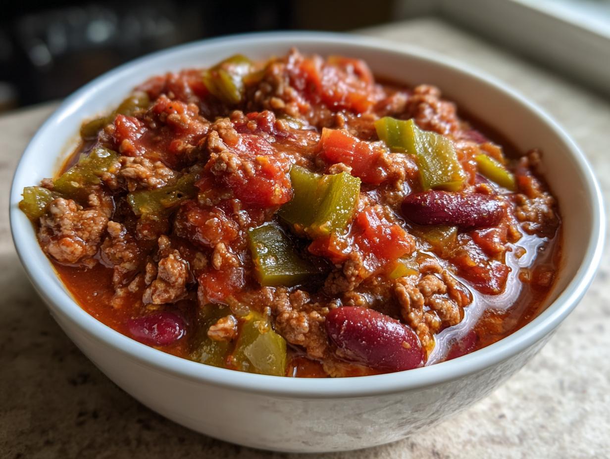 Healthy Ground Beef Chili – Flavorful 35-Min Veggie Feast 5 Healthy Ground Beef Chili – Packed with Veggies - detail 1