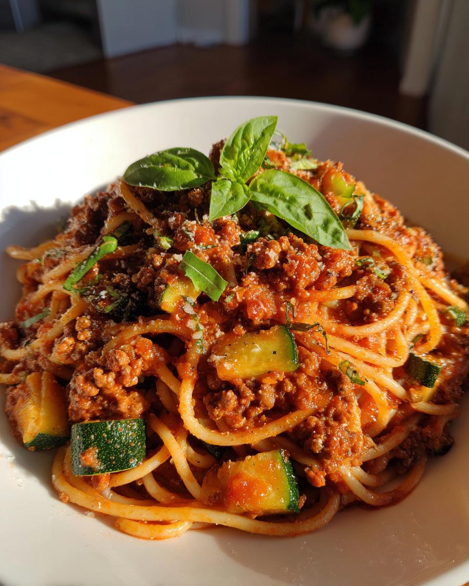Healthy Ground Beef Pasta with Veggie Marinara - detail 1