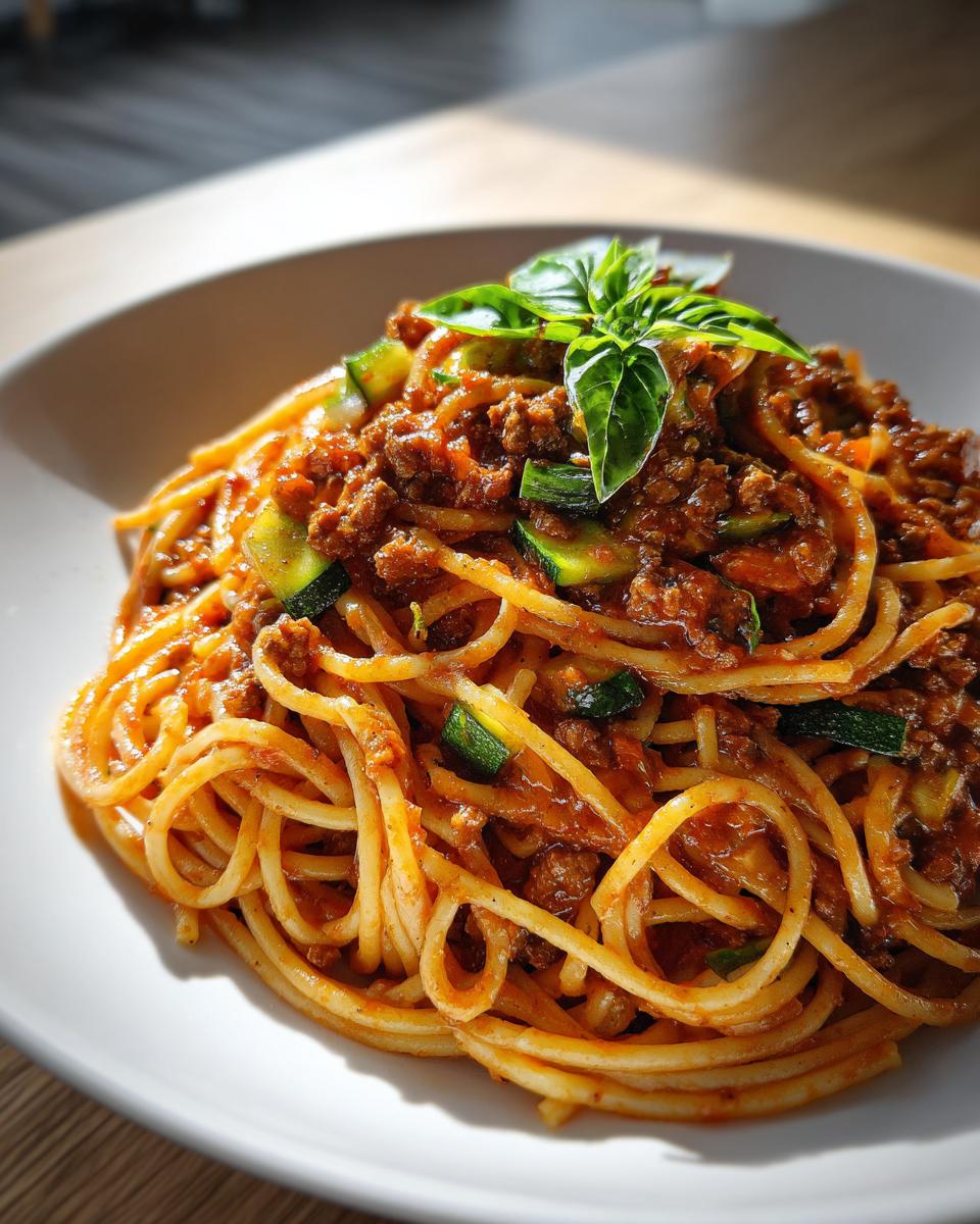 Healthy Ground Beef Pasta with Veggie Marinara - detail 3