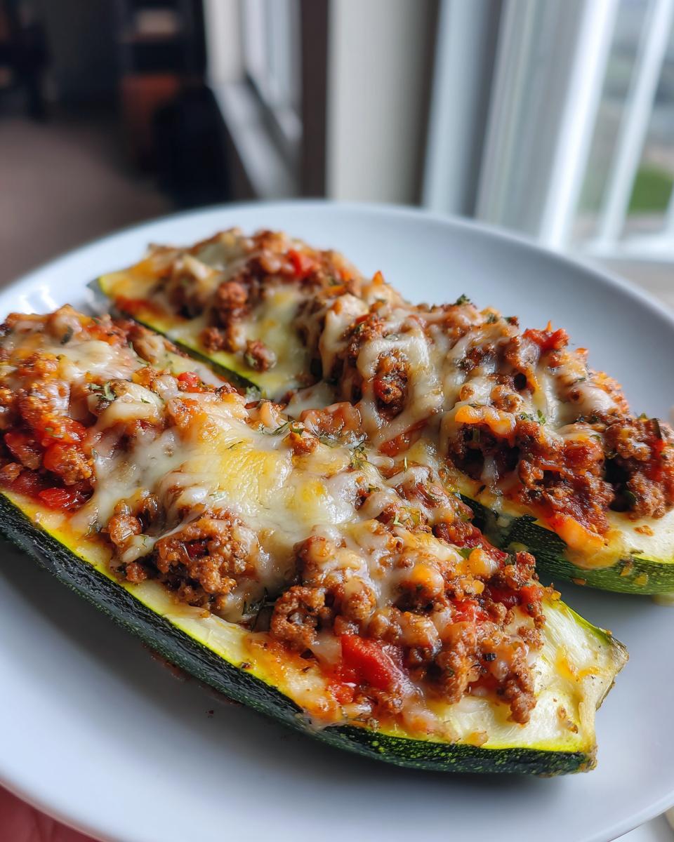 30-Minute Healthy Ground Beef Zucchini Boats 4 Healthy Ground Beef Zucchini Boats – Low Carb Dinner - detail 1