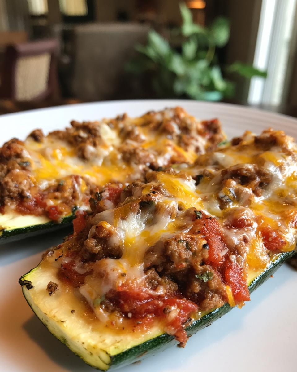 30-Minute Healthy Ground Beef Zucchini Boats 5 Healthy Ground Beef Zucchini Boats – Low Carb Dinner - detail 2