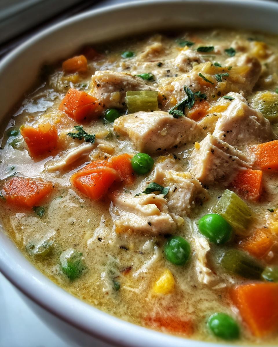 AMAZING High Protein Chicken Pot Pie Soup 5 High Protein Chicken Pot Pie Soup - detail 1