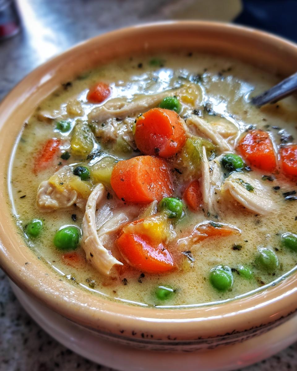 AMAZING High Protein Chicken Pot Pie Soup 6 High Protein Chicken Pot Pie Soup - detail 2