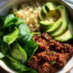 High-Protein Ground Beef & Quinoa Bowl