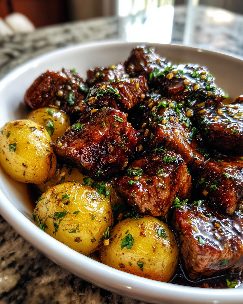 Honey Garlic Butter Steak and Potatoes Skillet - detail 1