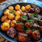 Honey Garlic Butter Steak and Potatoes Skillet