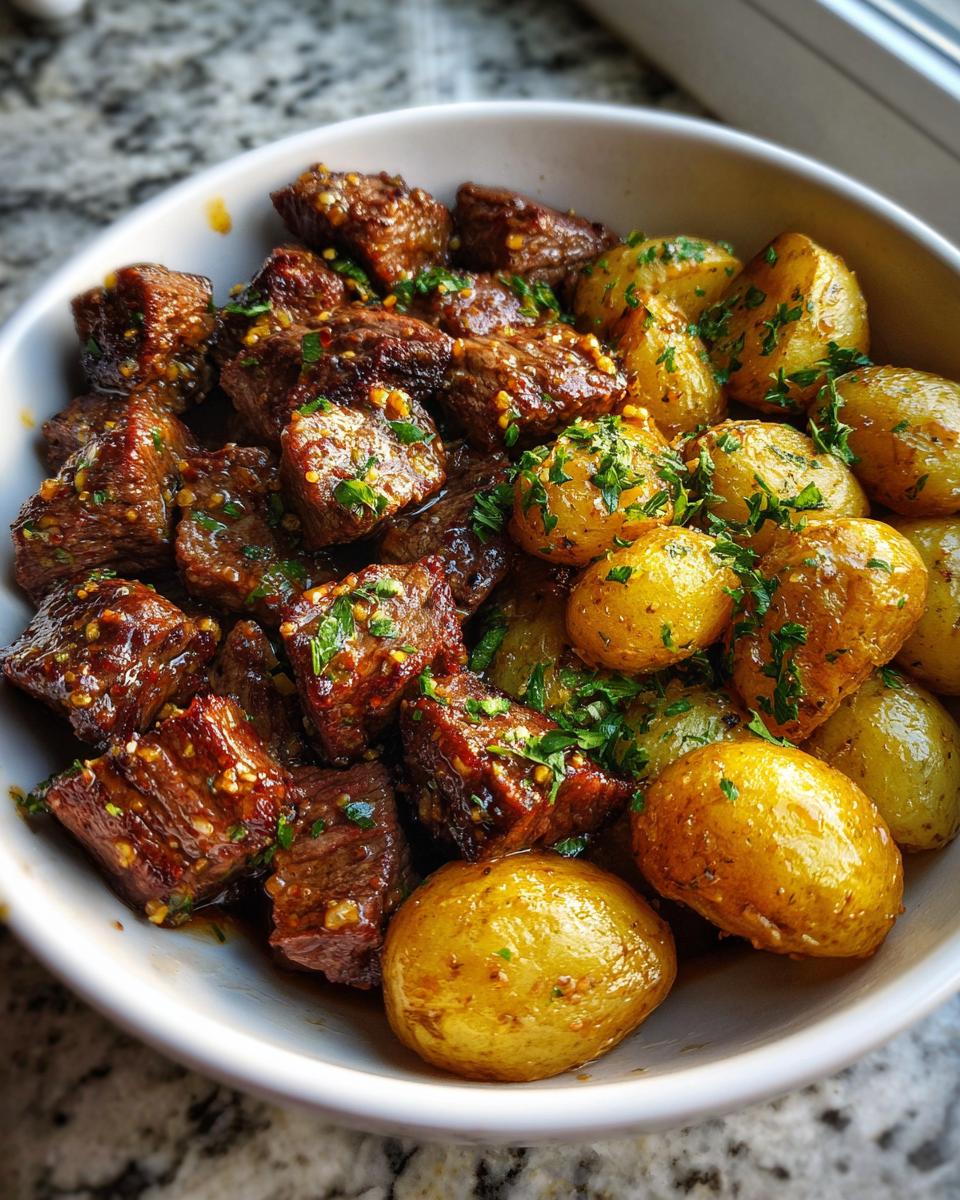 Honey Garlic Butter Steak and Potatoes Skillet - detail 2
