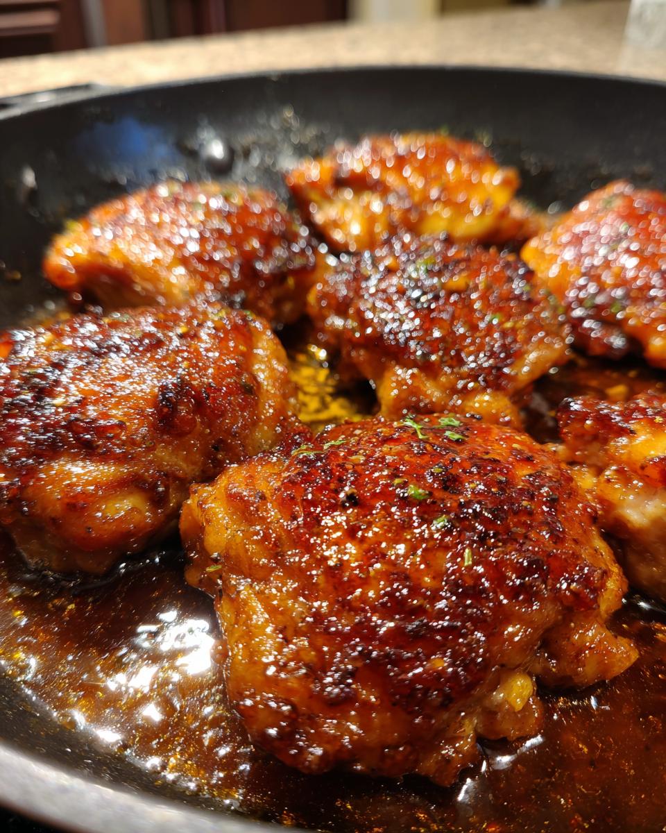 Amazing Honey Garlic Chicken Thighs: 4 Servings 5 Honey Garlic Chicken Thighs - detail 1