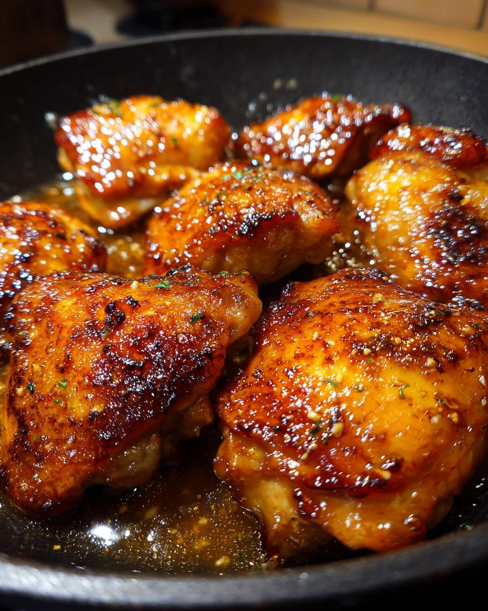 Amazing Honey Garlic Chicken Thighs: 4 Servings 6 Honey Garlic Chicken Thighs - detail 2