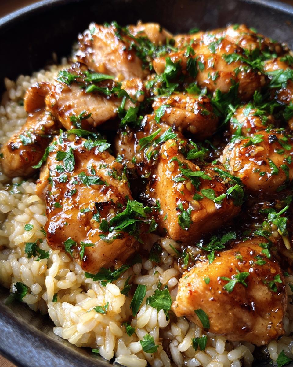Foolproof Honey Garlic Chicken 15-Min Prep Dinner 7 Honey Garlic Chicken and Rice Skillet - detail 3