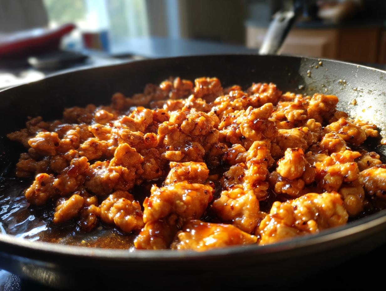 Amazing Honey Garlic Ground Turkey Recipe: 25 Min 7 Honey Garlic Ground Turkey Recipe - detail 3