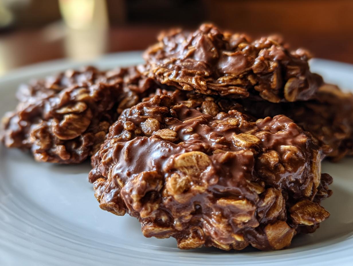 Perfect Chocolate Peanut Butter No Bake Cookies 7 I am absolutely obsessed with these classic chocolate peanut butter no bake cookies. They are… | Peanut butter no bake, Baking recipes cookies, Best no bake cookies - detail 3