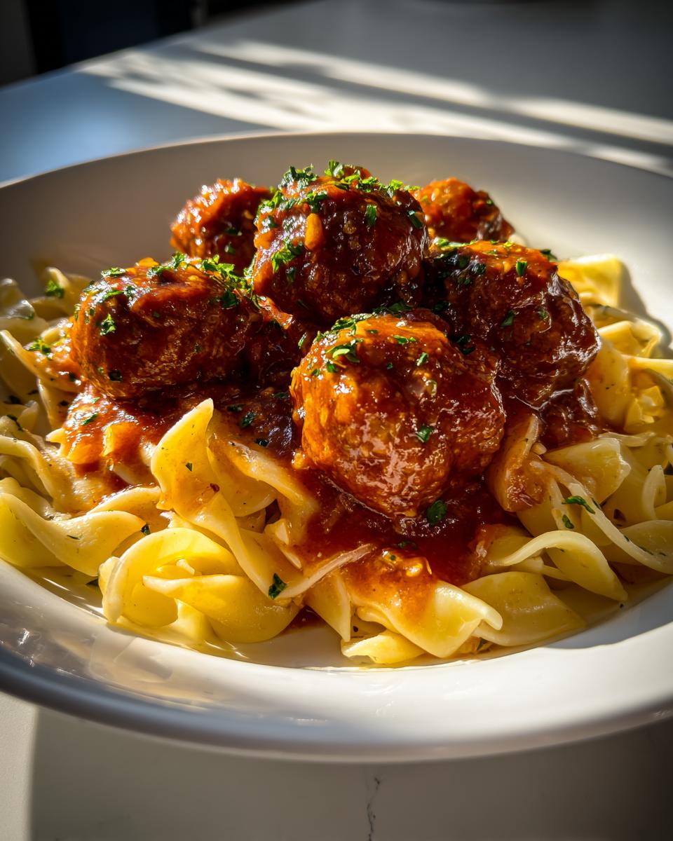 Italian Ground Beef Meatballs in Marinara – Cozy Pasta Night - detail 3