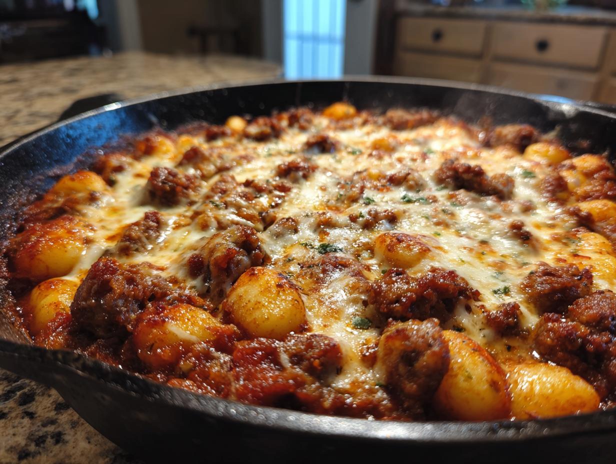 25-Minute Italian Sausage and Gnocchi Skillet You'll Crave 7 Italian Sausage and Gnocchi Skillet - detail 3