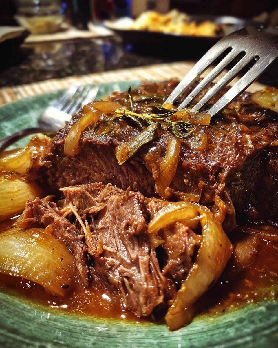 Amazing Juicy French Onion Pot Roast in 4 Hours 7 Juicy French Onion Pot Roast - detail 3