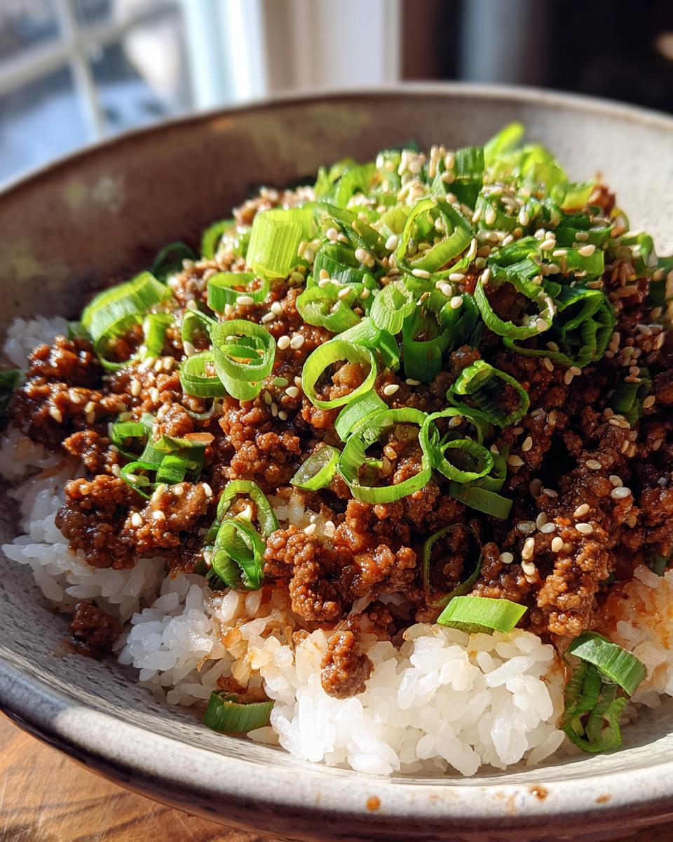 Amazing 1-Pan Korean Ground Beef Bowl 5 Korean Ground Beef Bowl - detail 1