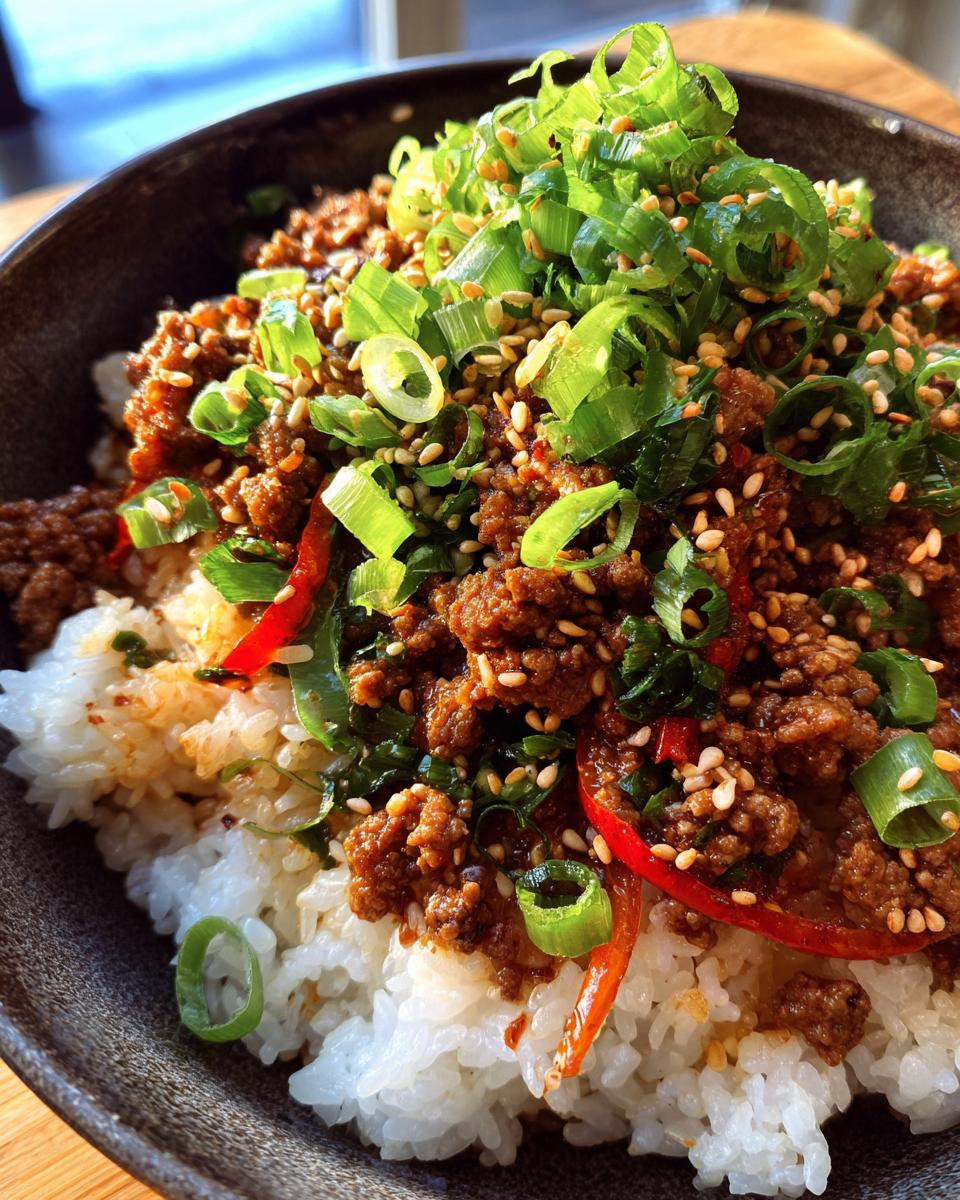 Amazing 1-Pan Korean Ground Beef Bowl 6 Korean Ground Beef Bowl - detail 2