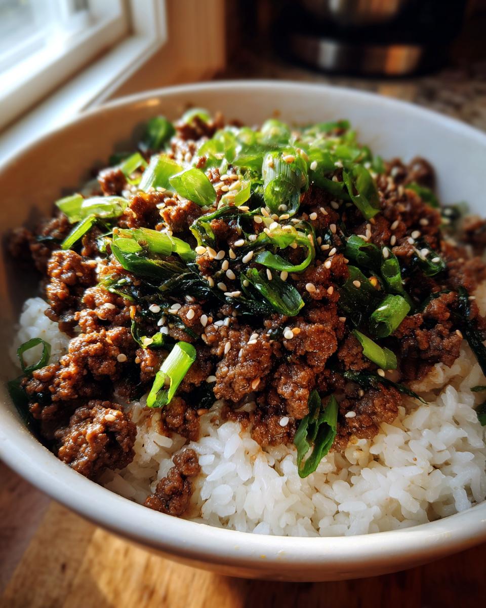 Amazing 1-Pan Korean Ground Beef Bowl 7 Korean Ground Beef Bowl - detail 3