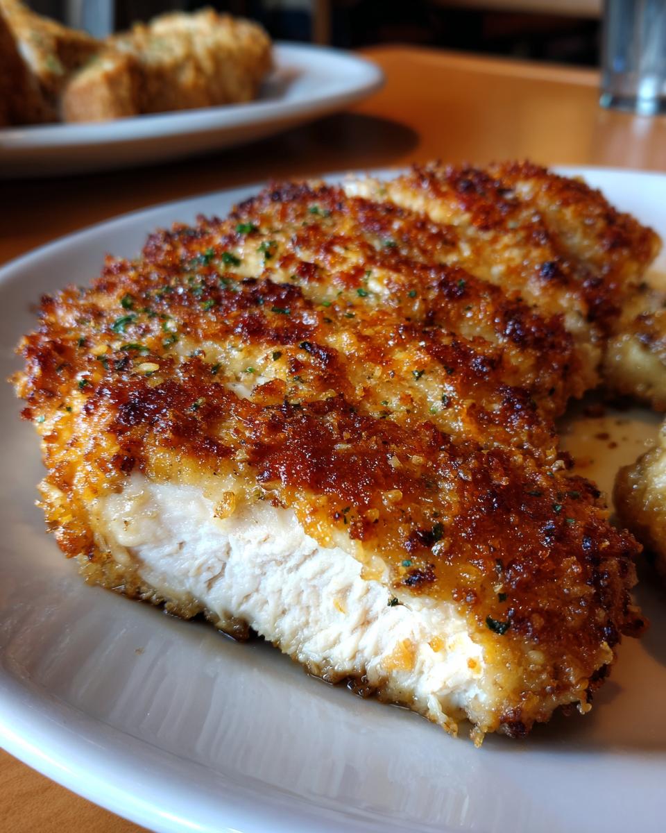 Amazing LongHorn Parmesan Chicken: 30 Min Bake 6 LongHorn Steakhouse Parmesan Crusted Chicken (Copycat Recipe) - detail 2