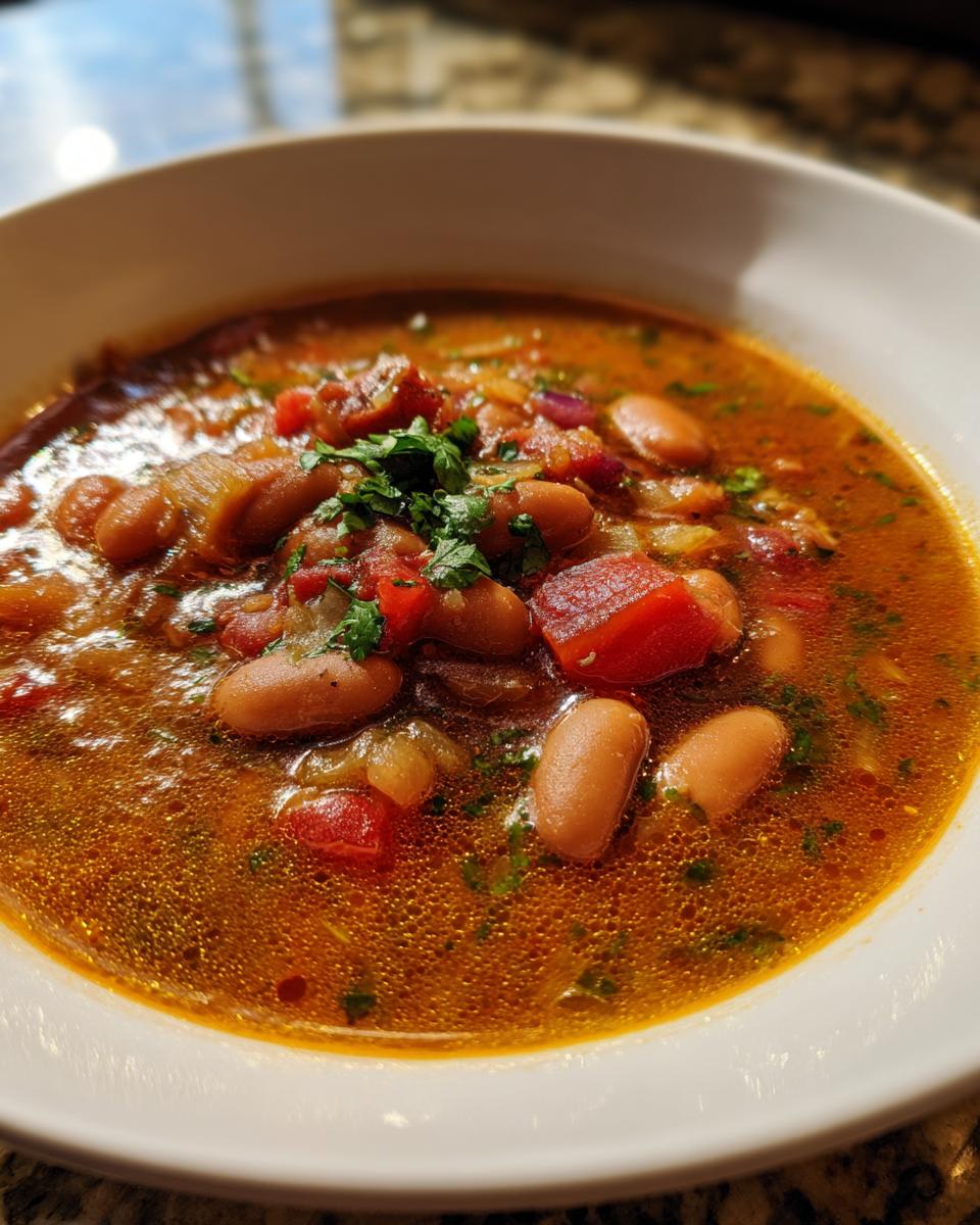 Hearty MEXICAN PINTO BEAN SOUP: 10 Min Prep 6 MEXICAN PINTO BEAN SOUP - detail 2