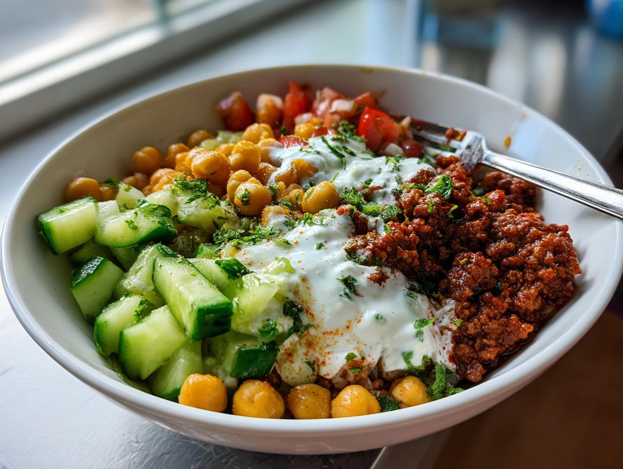 best 25-Minute Mediterranean Ground Beef Bowls 7 Mediterranean Ground Beef Bowls – Fresh & High Protein - detail 3