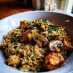 One Pot Chicken and Mushroom Rice