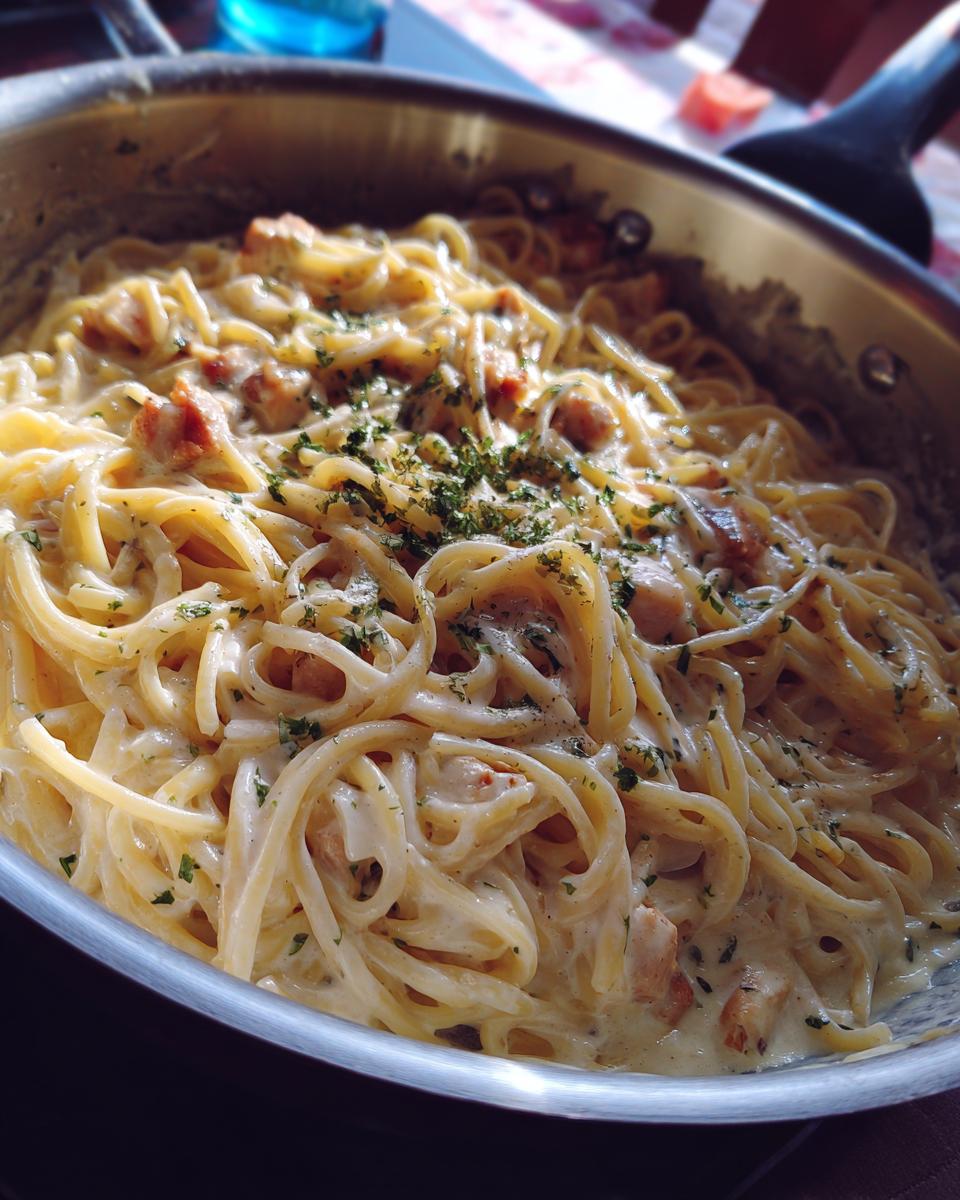 One Pot Creamy Garlic Pasta - detail 2