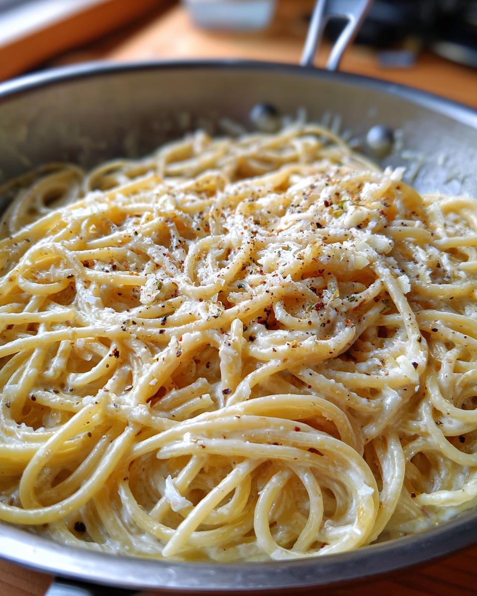 One Pot Creamy Garlic Pasta - detail 3