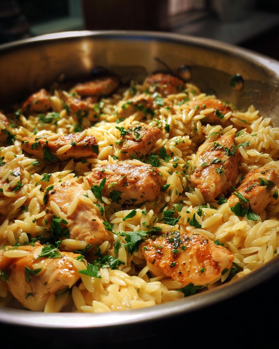 One Pot Garlic Butter Chicken Orzo - detail 1