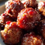 Quick Christmas Cranberry Meatballs