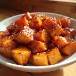 Quick Roasted Sweet Potatoes with Cinnamon & Honey