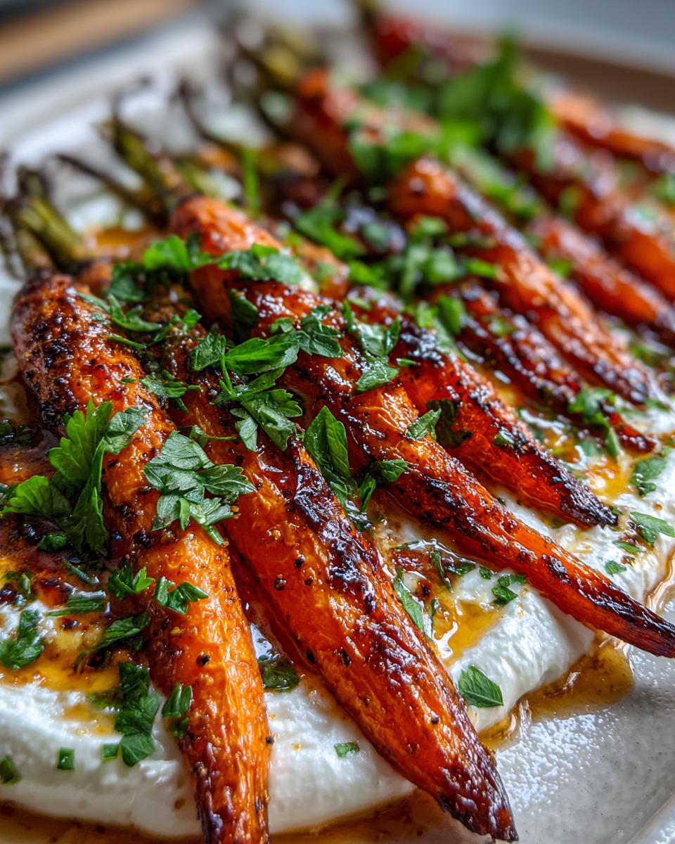 Roasted Carrots with Whipped Ricotta and Hot Honey - Recipestasteful | We're the secret ingredient for home cooks. - detail 3
