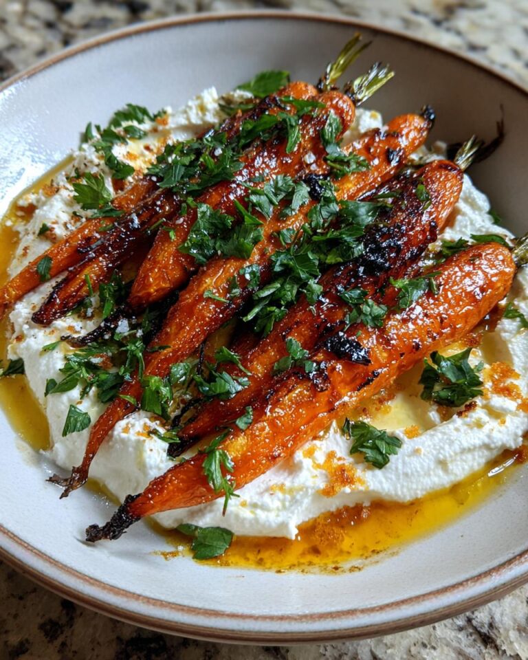 Roasted Carrots with Whipped Ricotta and Hot Honey - Recipestasteful | We're the secret ingredient for home cooks.
