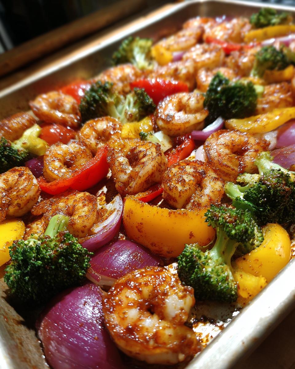 Sheet Pan BBQ Shrimp and Veggies - detail 2