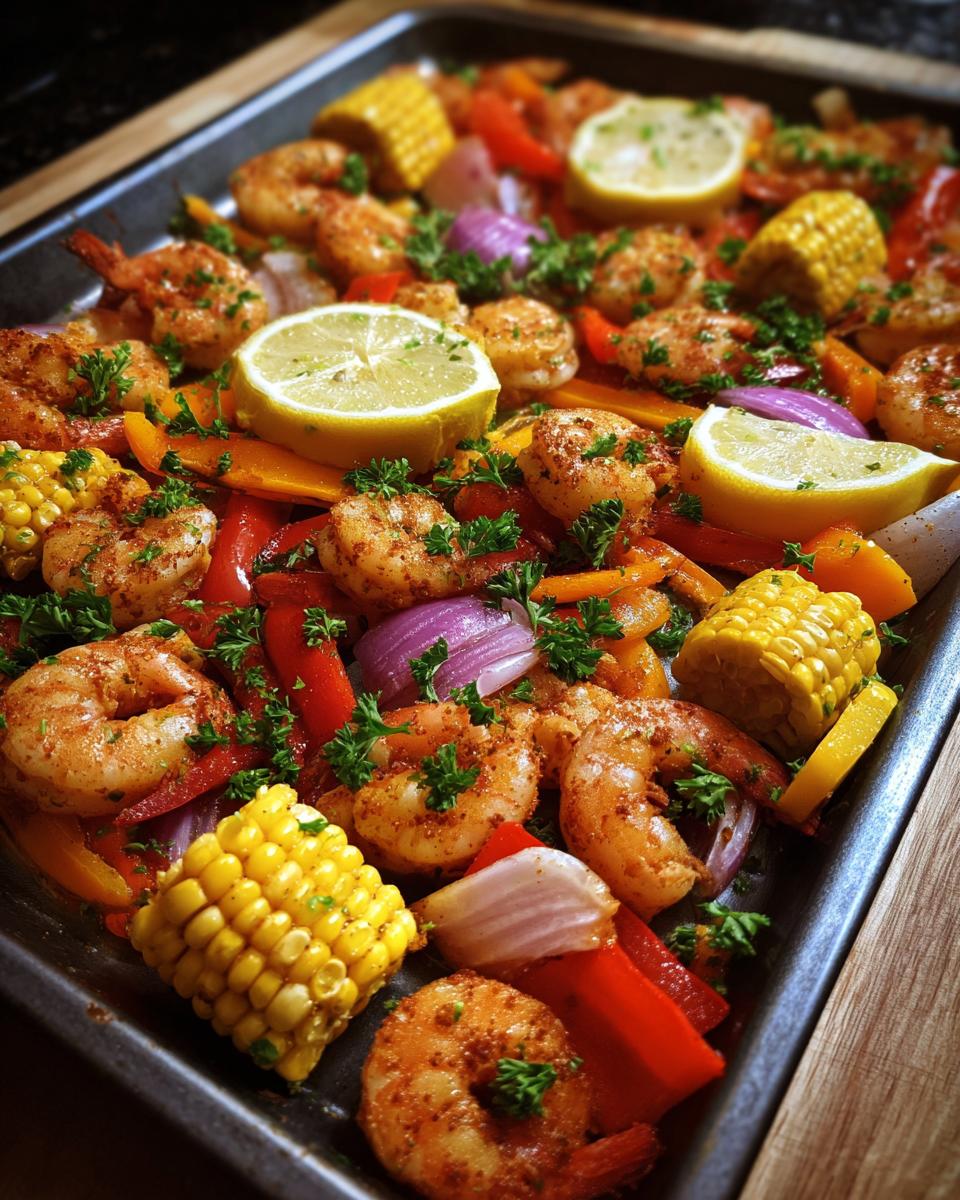 Sheet Pan Cajun Shrimp: 15-Min Tasty Meal 3 Sheet Pan Cajun Shrimp and Corn - detail 1