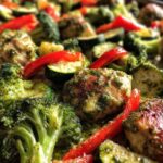Sheet Pan Chicken Pesto and Veggies