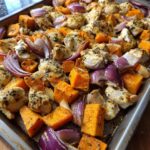 Sheet Pan Chicken and Sweet Potatoes