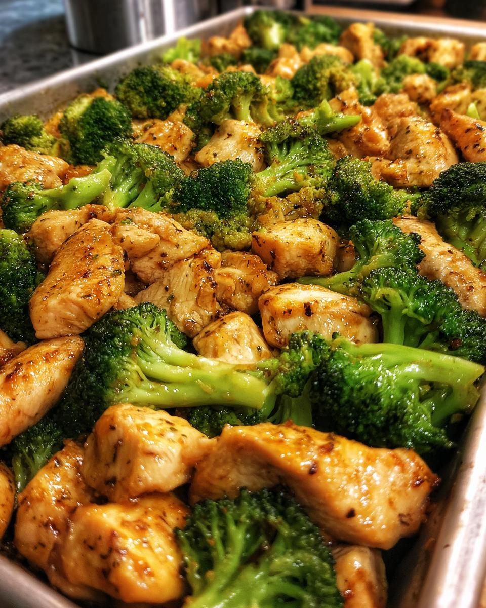 Sheet Pan Garlic Butter Chicken & Broccoli: 1 Amazing Meal 6 Sheet Pan Garlic Butter Chicken and Broccoli - detail 2