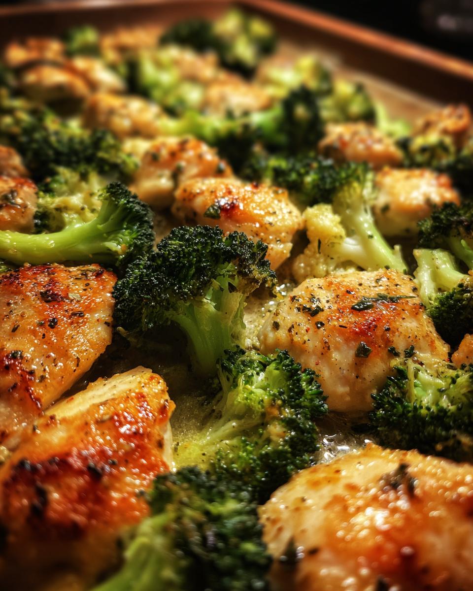 Sheet Pan Garlic Butter Chicken & Broccoli: 1 Amazing Meal 7 Sheet Pan Garlic Butter Chicken and Broccoli - detail 3
