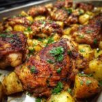 Sheet Pan Garlic Herb Chicken and Potatoes