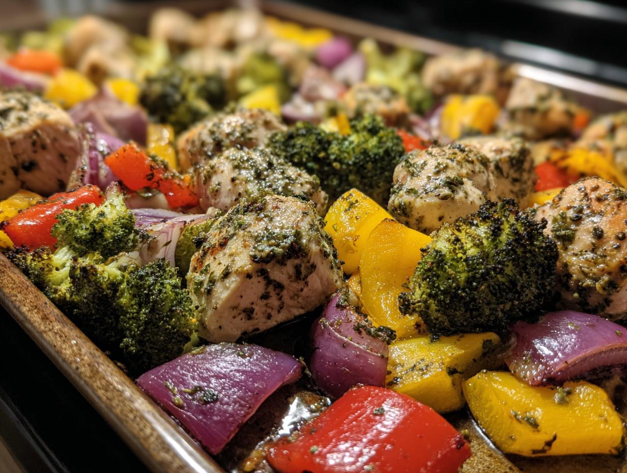 Sheet Pan Garlic Herb Chicken and Veggies - detail 1