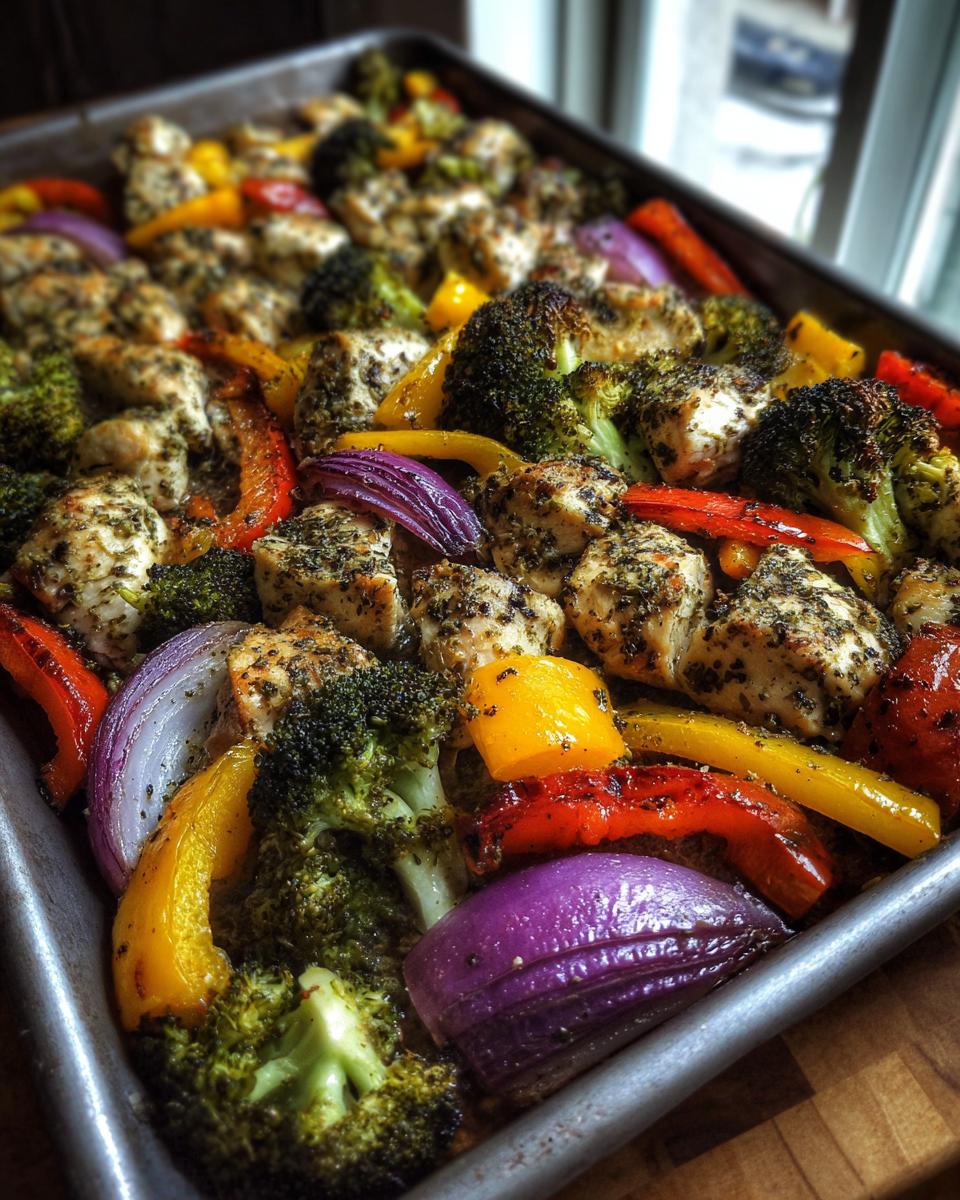Sheet Pan Garlic Herb Chicken and Veggies - detail 3