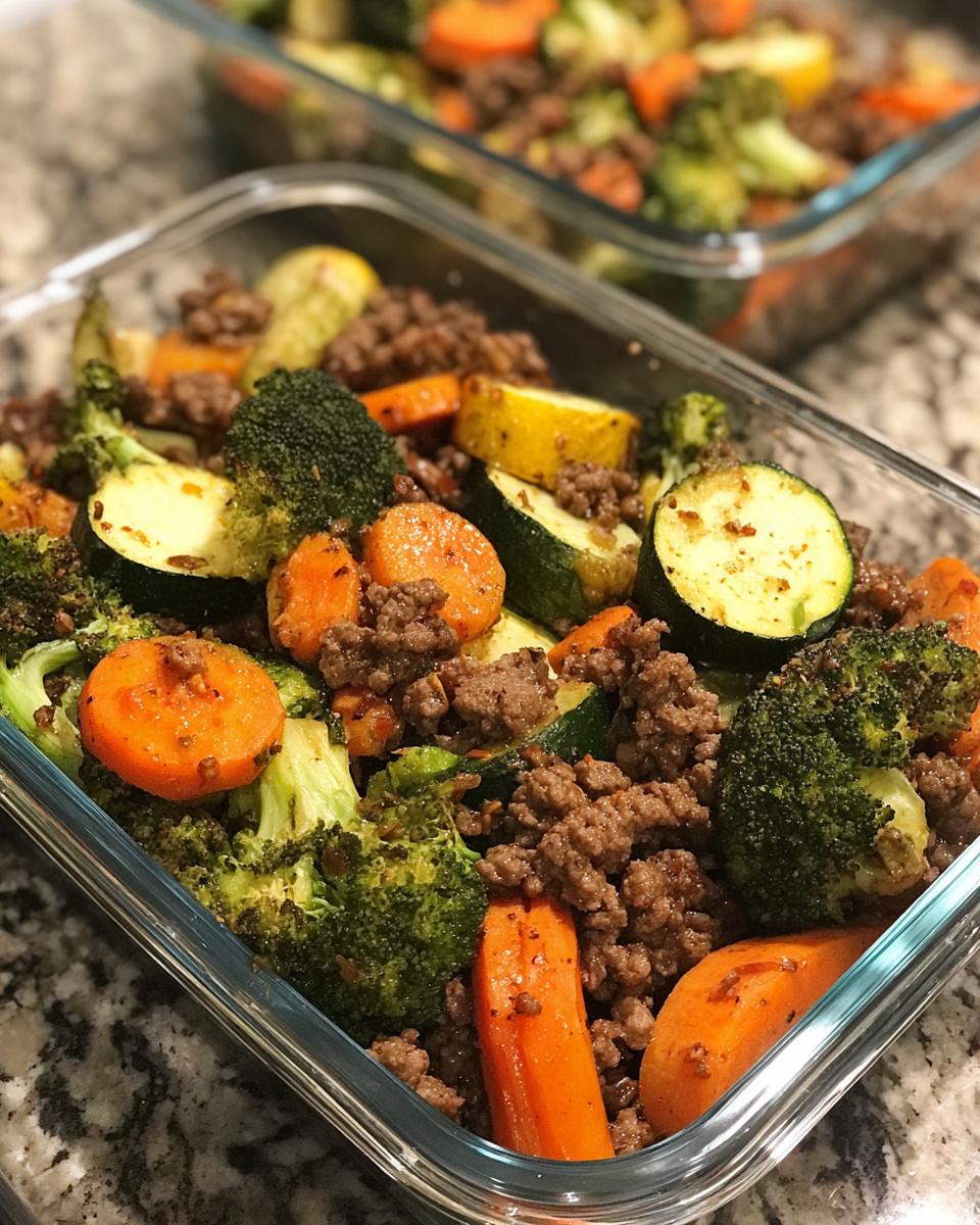 Sheet Pan Ground Beef & Roasted Veggie Boxes - detail 1