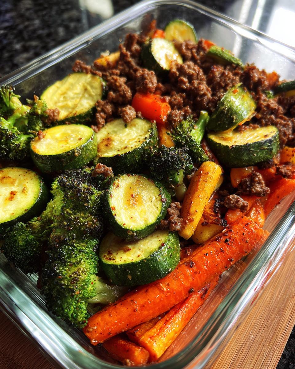Sheet Pan Ground Beef & Roasted Veggie Boxes - detail 2