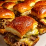 Sheet Pan Ground Beef Sliders – Holiday Party Recipe