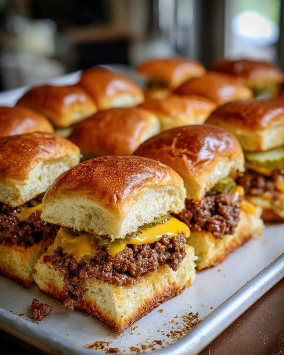 30-Minute Sheet Pan Ground Beef Sliders for Epic Parties 7 Sheet Pan Ground Beef Sliders – Holiday Party Recipe - detail 3