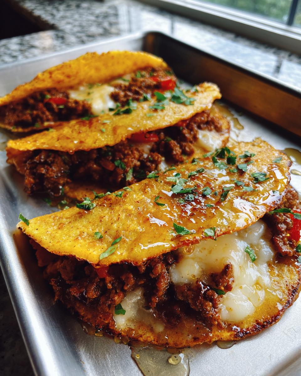25-Minute Sheet Pan Ground Beef Tacos with Hot Honey Bliss 5 Sheet Pan Ground Beef Tacos with Hot Honey Drizzle - detail 1
