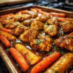 Sheet Pan Honey Garlic Chicken and Carrots