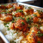 Sheet Pan Honey Garlic Chicken and Rice