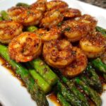 Sheet Pan Honey Garlic Shrimp and Asparagus
